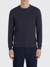 Zanone Knit Pullover Regular Fit Crew Neck In Blue