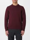 Zanone Sweatshirt Men  In Burgundy
