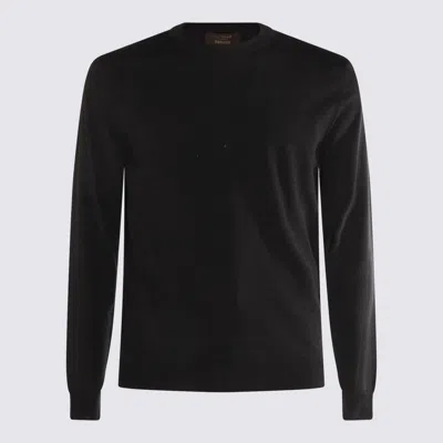 Zanone Sweaters In Black