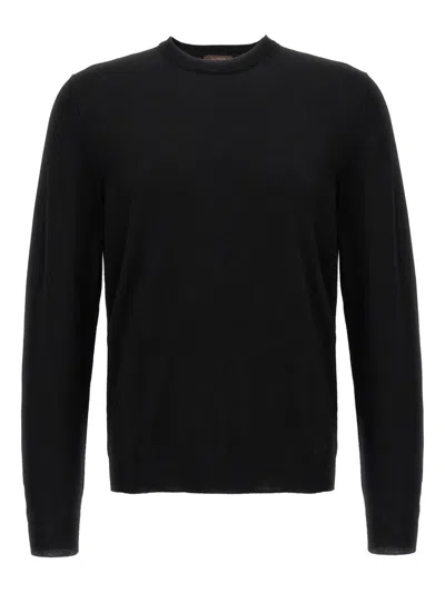 Zanone Sweaters In Black