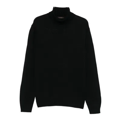 Zanone Sweaters In Black