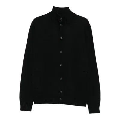 Zanone Sweaters In Black