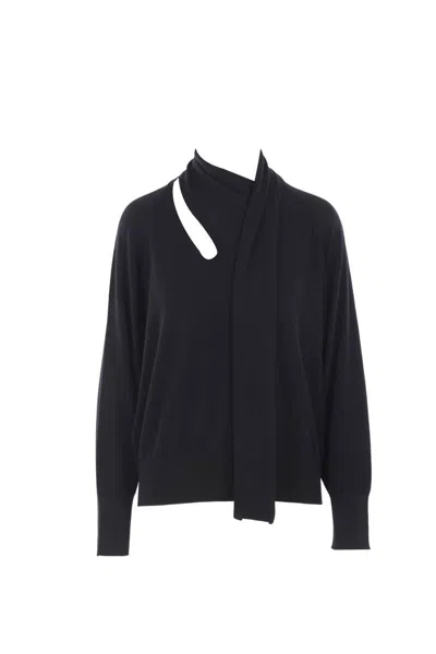 Zanone Sweaters In Black