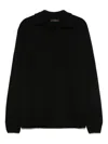 Zanone Sweaters Black In Black