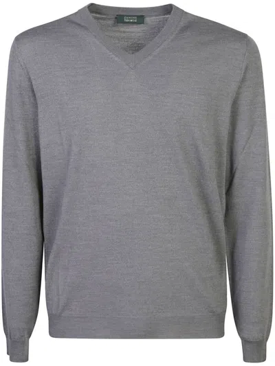 Zanone Sweaters In Black
