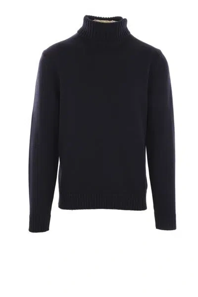 Zanone Sweaters In Blue
