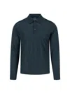 Zanone Virgin Wool Polo Shirt In Black