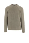 Zanone Crew-neck Wool Jumper In Green