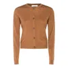 Zanone Long Sleeve Ribbed Cuff Crew Neck Knitwear In Nude