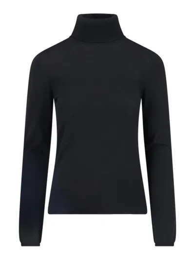 ZANONE SUÉTER CON CUELLO ALTO - NEGRO