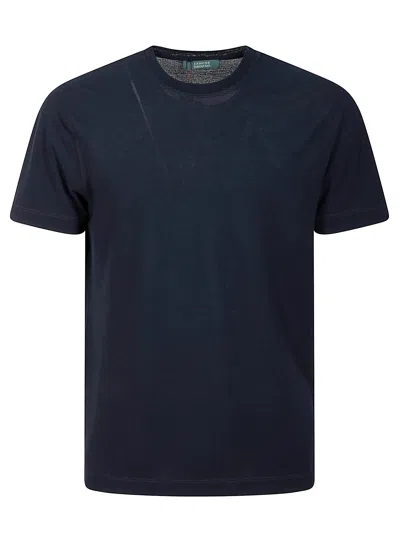 Zanone T-shirt In Blue Navy