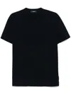 Zanone Blue Cotton T-shirt In Multicolor