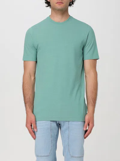 Zanone T-shirt  Men Color Apple Green In Apple Green