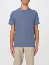 Zanone Crew Neck Short Sleeves In Blue