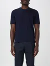 Zanone Short-sleeves Cotton T-shirt In Blue