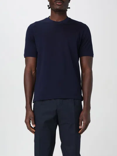 ZANONE T-SHIRT ZANONE MEN COLOR BLUE,G82774009
