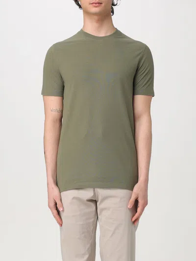 Zanone T-shirt  Men Color Green