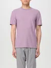 Zanone Crew-neck Cotton T-shirt In Pink
