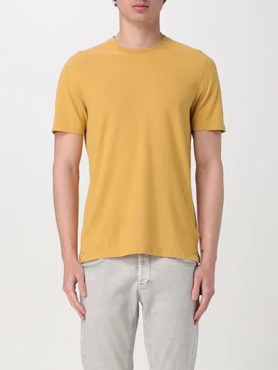 ZANONE T-SHIRT ZANONE MEN COLOR YELLOW,G63076003