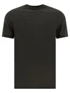 Zanone Jersey Crew Neck T-shirt In Black