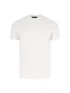 Zanone Classic Round Neck T-shirt In Soft White Cotton In White