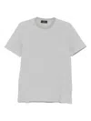 Zanone Cotton T-shirt In Gray