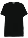 Zanone Cotton T-shirt In Black