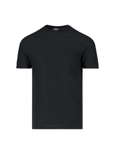 Zanone T-shirts And Polos In Black