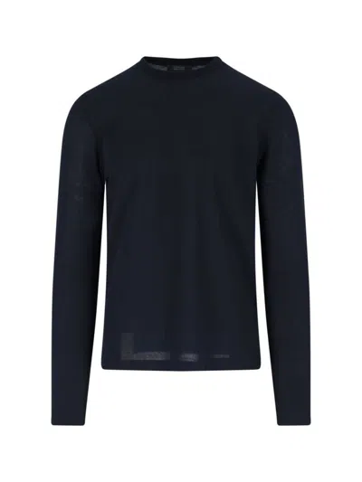 Zanone T-shirts And Polos In Blue