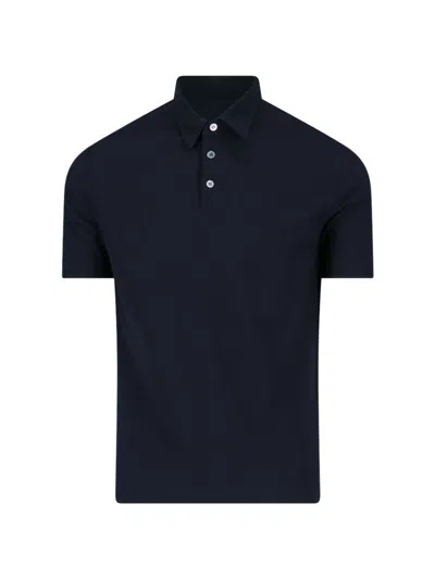 Zanone T-shirts And Polos In Blue