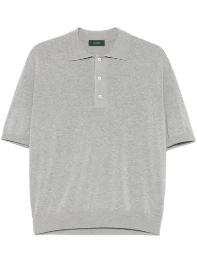 Zanone T-shirts And Polos In Grey
