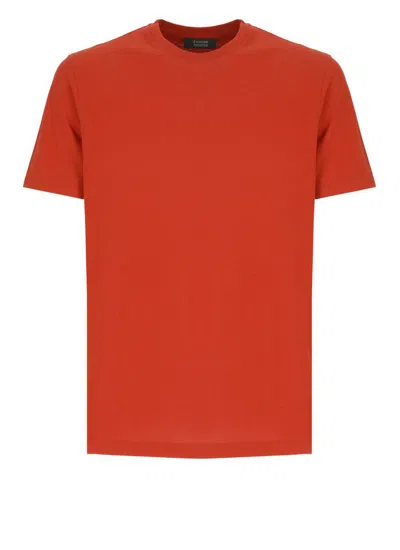 Zanone T-shirts And Polos In Orange