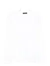 Zanone Long-sleeved Cotton T-shirt In White