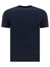 Zanone Blue Cotton T-shirt