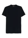 Zanone Crew Neck Short Sleeve Basic T-shirt In Gray