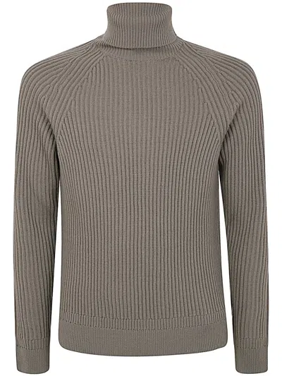 Zanone Turtle Neck Slim Fit Clothing In Green