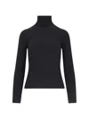 Zanone Fine-knit Certified Flexwool Slim Fit Turtleneck Sweater In Black  