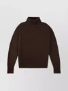Zanone Turtleneck Knitwear Long Sleeves In Brown