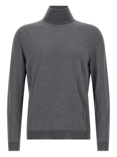 Zanone Lightweight Grey Flexwool Sweater In Gray