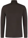 Zanone Turtleneck Sweater In 褐色
