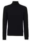 Zanone Turtleneck Sweater In Black