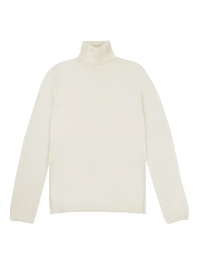 Zanone Turtleneck Sweater In Neutral