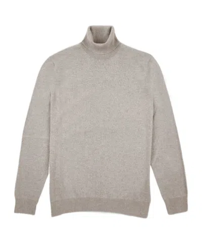 Zanone Turtleneck Sweater In Nude
