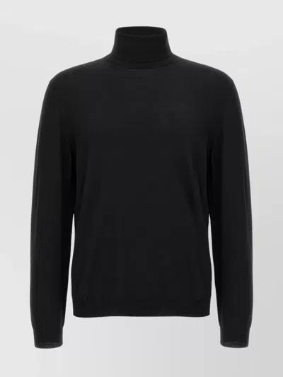 ZANONE TURTLENECK SWEATER RIBBED CUFFS