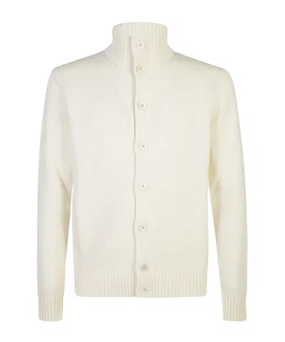 Zanone Turtleneck Sweater In White