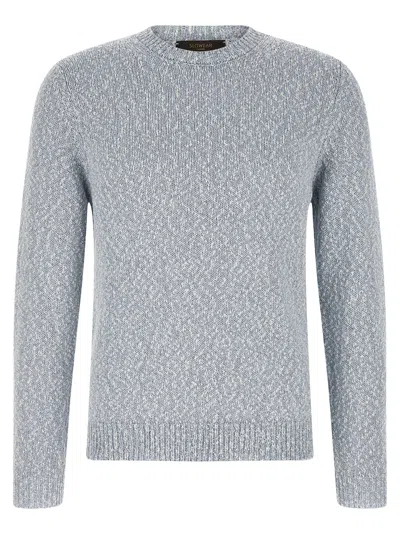 Zanone Two-tone Yarn Sweater