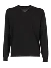 Zanone V-neck Basic Pullover In Multi