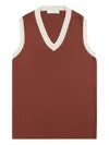 Zanone V-neck Tank Top In Animal Print