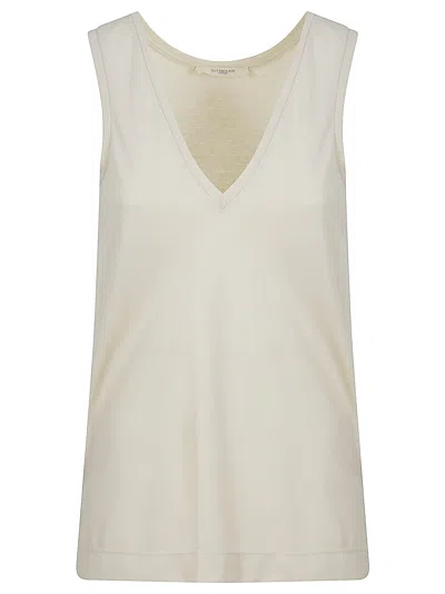 Zanone V Tank Top In Ivory