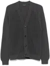 Zanone Virgin-wool Cardigan In Grey